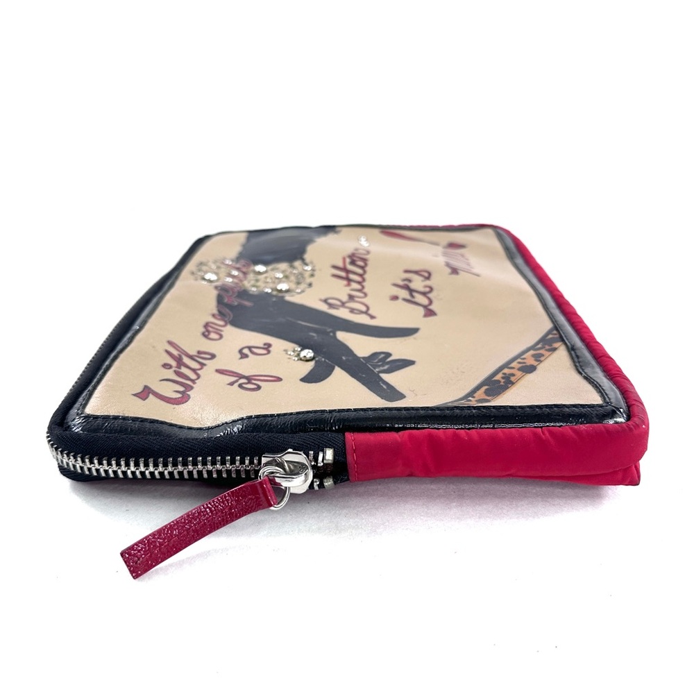 Brighton Red With One Push Of A Button It’s Mine Padded Tablet Case Rhinestones - Picture 7 of 9